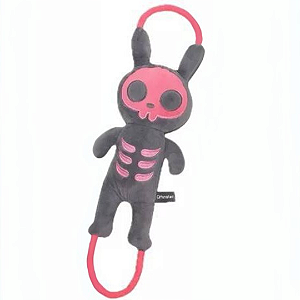 Brinquedo Pelúcia Cabo de Guerra Coelho Cinza - Petta - 407959