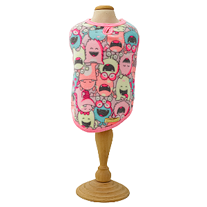 Roupinha Blusa Soft Monstrinho Rosa - Pink e Fanny - 199670/854254