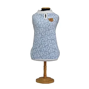 Blusa Microsoft Ursinhos Azul Claro P - Bonito pra Cachorro - 443522