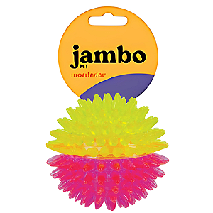 Bola Espinhos C/Apito Rosa e Amarelo - Jambo - 480752