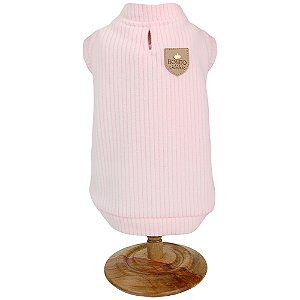 Blusa Canelada Rosa - Bonito pra Cachorro - 341327
