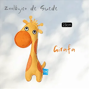 Pelúcia Girafa de Camurça C/Apito - Petta - 241488
