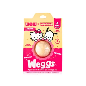 Petisco Natural para Cachorro Weegs Bolinha Recheada com Porco - Wow - 930874