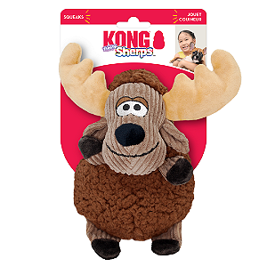 Brinquedo de Pelúcia Macio com Apito para Cachorro Sherps Alce – Kong