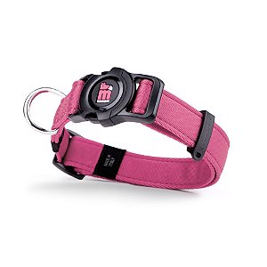Coleira para Cães Rosa Neon Memopet P - My Family