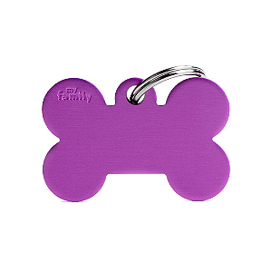 Plaquinha de Identificação Osso Roxo - MyFamily