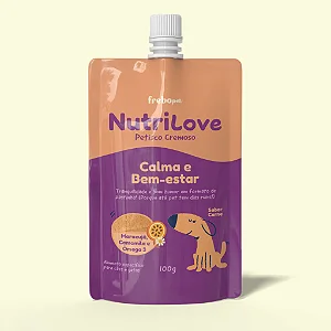Petisco Cremoso Funcional Calma e Bem-Estar NutriLove 100g - FreboPet