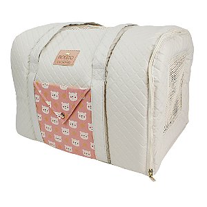 Bolsa de Transporte de Ursinho Rose - Bonito pra Cachorro
