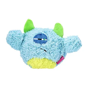 Brinquedo para Cachorro Monster De Pelúcia com Bola TPR Azul - Petta
