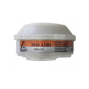 Filtro Químico Vo+ Ga 3810 A1 B1 Air Safety