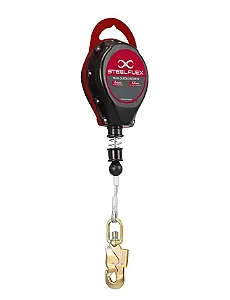 Trava Quedas Retrátil Steelflex com cabo de Aço 6 metros