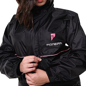 Conjunto De Chuva Para Motoqueiro Em Nylon Feminino Pioneira