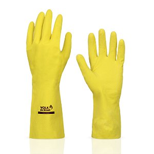 Luva Látex Multiuso Amarela Ca 10695 Volk