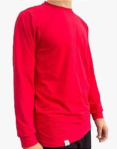 Camiseta com Proteção UV50+ Vermelha