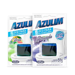 BLOCO SANITÁRIO CAIXA ACOPLADA AZULIM