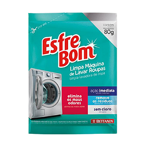 LIMPA MÁQUINA DE LAVAR ROUPA ESFREBOM