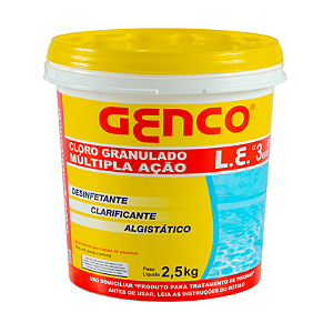 CLORO GRANULADO MÚLTIPLA AÇÃO 3 EM 1 GENCO