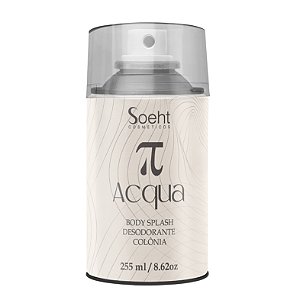 Body Splash Acqua - Soeht Cosméticos