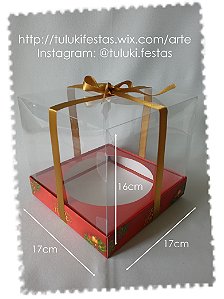 Caixa para Panetones e Cakes Estampa