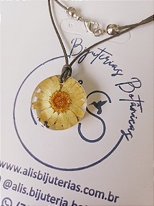 Colar Crisântemo Redondo