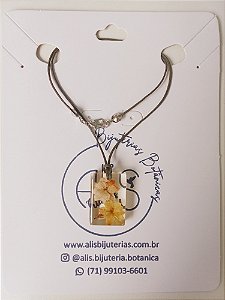 Colar Kalanchoê Retangular