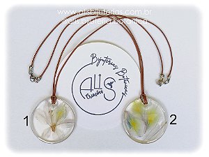 Colar Botânico Medalhão Baronesa