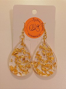 Brinco Oval Ouro