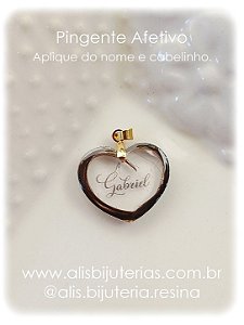 Pingente Afetivo Cabelinho - Transparência