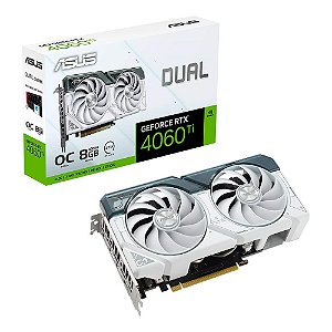 Placa de Video Asus RTX 4060 Ti White 8GB