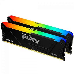 Memoria Kingston Fury Beast RGB 16GB (2X8GB) 3200MHz DDR4