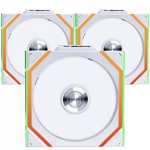 Kit 3 Cooler Lian Li Uni Fan SL WIRELESS 120 Branco