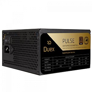 Fonte Duex Pulse Pro 500w, 80 Plus Bronze + PFC Ativo