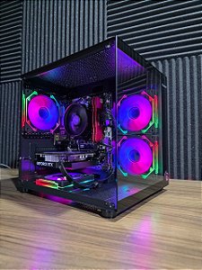 PC Gamer AMD Ryzen 5 5500 + RTX 4060 + 16GB DDR4 + SSD 512GB NVME + B450M