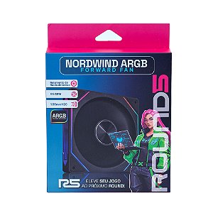 Fan Round5 Nordwind Forward 120MM Black ARGB