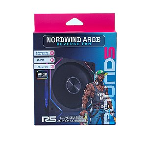 Fan Round5 Nordwind Reverse 120MM Black ARGB