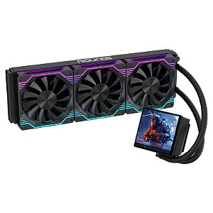 Water Cooler Round5 Zephyro 360MM Black ARGB