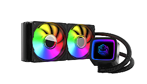 Water Cooler Pcyes Tundra 240MM Black ARGB