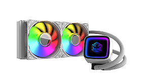 Water Cooler Pcyes Tundra 240MM White ARGB