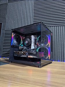 PC Gamer AMD Ryzen 5 5500 + RX 7600 + 16GB DDR4 + SSD 512GB NVME + A520M