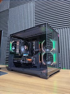 PC Gamer AMD Ryzen 7 5700x + RX 9060 XT + 16GB DDR4 + SSD 512GB NVMe + B550M
