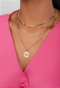 CHOKER MALHA DE FITA