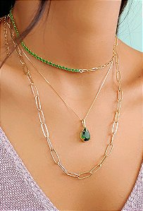 CONJUNTO DE GOTA ESMERALDA