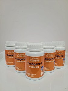 Colágeno Tipo II + Vitamina C - Kit com 05
