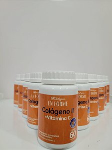 Colágeno Tipo II + Vitamina C - Kit com 10
