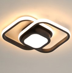 Luminaria LED Lustre de Teto Quadrado