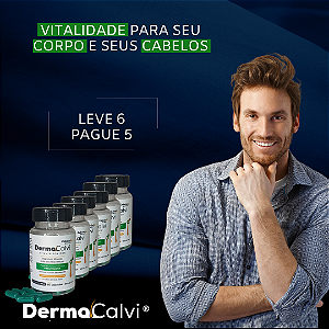 Kit 6 meses Vitamina Dermocalvi Homem