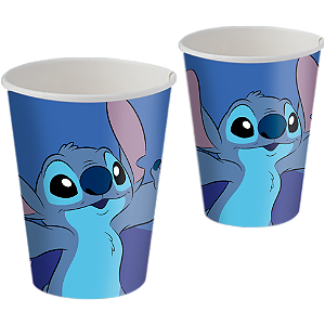 Copo Papel Festa Stitch New 200ml c/8 unid. Festcolor / Mais Festa