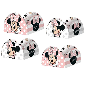 Porta Forminha para Doces Festa Minnie Mouse Rosa c/50 unid. Regina / Mais Festa