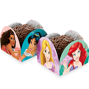 Porta Forminha para Doces Festa Princesas Disney c/50 unid. Regina / Mais Festa