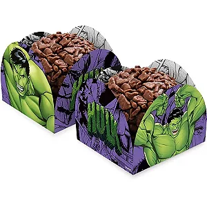Porta Forminha para Doces Festa Hulk c/50 unid. Regina / Mais Festa